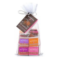 Assortment of 50 Dark & Milk Chocolate Squares - 10 flavours