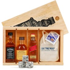 Whisky Gift Box - 3 Sample Bottles + 3 Whisky Cubes