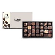 Box of 28 Dark & Milk Chocolates by Cluizel