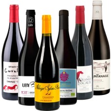 6 Assorted Organic Red Wines from France