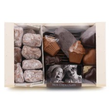 Chocolates Assortment in Wooden Box - 400g