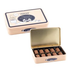 Canister with 10 marshmallow teddies