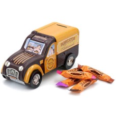 2CV Citro«n containing 20 assorted mini bars Malakoff 1855