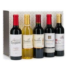 Gift box 5 half-bottles French wine
