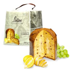 Panettone with candied lemon and lemon cream (Le Panettone de 600g)