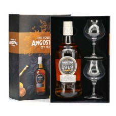 Angostura 1919 Rum Gift Box with 2 Glasses