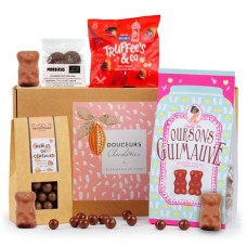 Basket of chocolate sweets