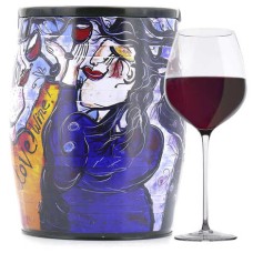 Puech Haut Le Benjamin Red Wine in a Bib'Art - Emilie Teillaud