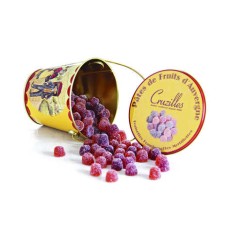 Auvergne red fruit paste pearls in metal bucket (200g pail)