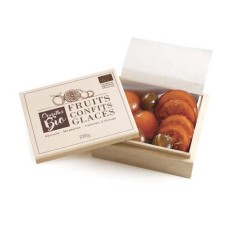 Glazed organic fruit - Wooden box (220g box)