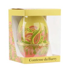 The Very Gourmet Egg in porcelain filled with small chocolate eggs