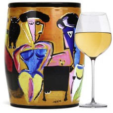 Puech Haut Le Benjamin in a Bib Art White Wine - Jorge Colomina