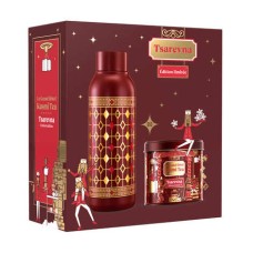 Organic Tsarevna gift set with Kusmi Tea flask