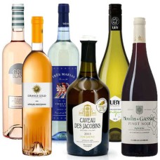 Batch of 6 bottles "The colours of wine"