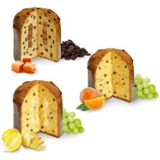 Assortment of 3 Loison panettones (classic, salted butter caramel and lemon)