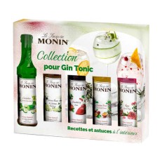 Gin and Tonic Box - 5 miniature syrups - Monin