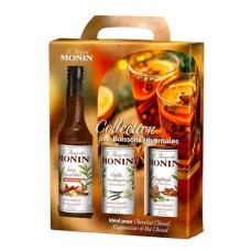 Winter drinks box - 3 Monin syrups