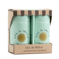Salt and pepper shaker duo ceramic Sal de Ibiza