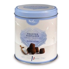 Chocolate Truffles with Guerande Salt - Metal Box