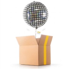 Disco ball - helium balloon