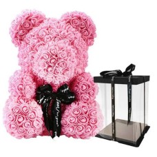 Rose Teddy Bear pink 40cm