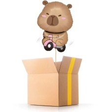 Capybara on a bicycle - helium balloon