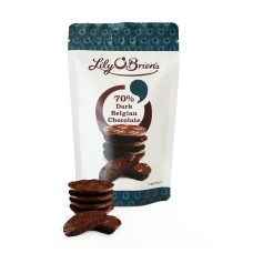 70% Dark Belgian Chocolate Share Bag, 110g 4 PCS