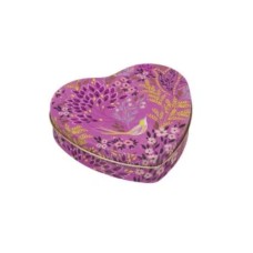 Heart Tin with Fudge by Sara Miller