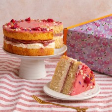 Mother's Day Raspberry & Elderflower Cake (Small (6"))
