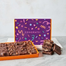 Congratulations Vegan Wheat-Free Mini Brownie Box (12 Pieces)