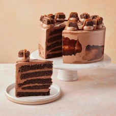 Double Choc Salted Caramel Cake (Small (6" Diameter))