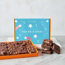 You're a Star! Vegan Wheat-Free Mini Brownie Box (12 Pieces)