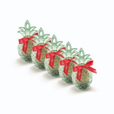 5 Pack Mele Pineapple Ornament