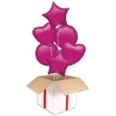 Pink Party Bouquets (2x Bunch of 6 Balloons (12 Balloons))