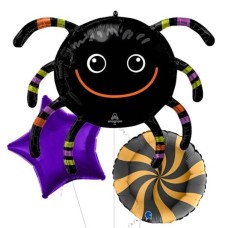 Smiling Spider Supershape Balloon (3 Balloons Gift Boxed)