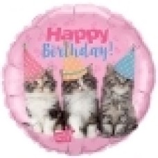 Happy Birthday Puppies Balloon (3 Balloons Gift Boxed)