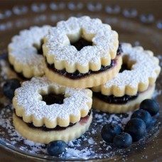 Linzer Cookie Platter- Blueberry