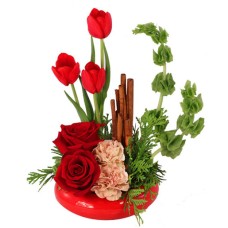 RED HOT ROSES and TULIPS (Standard)