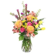 Vibrant Kaleidoscope Vase Arrangement (Standard)