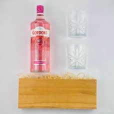 Gordon's Pink Gin and Tumblers Gift Box