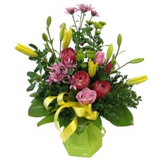 Bright Pink & Yellow Water Box (Small)
