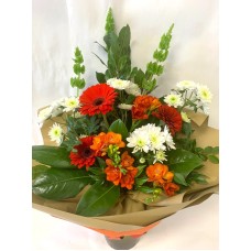 Red and Green Handtied Bunch