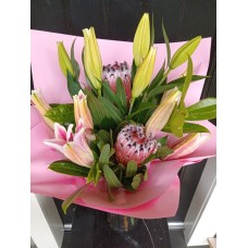 Protea and Lillies (Small)