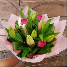 Lily and Rose Bouquet