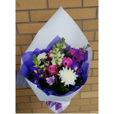 Purples and Whites Bouquet (Small)
