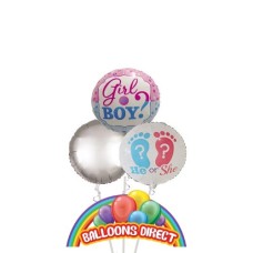 Gender Reveal Standard Balloon Bouquet