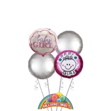 Baby Girl Premium Balloon Bouquet