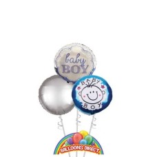 Baby Boy Standard Balloon Bouquet