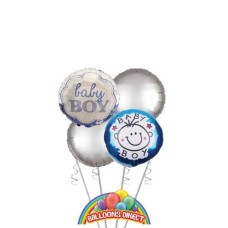 Baby Boy Premium Balloon Bouquet