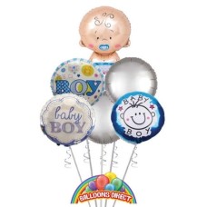 Baby Boy Ultimate Balloon Bouquet